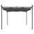 Produktbild 3 för Pergola med infällbart tak antracit 295x292x230 cm