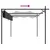 Produktbild 6 för Pergola med infällbart tak antracit 295x292x230 cm