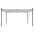 Produktbild 3 för Pergola med infällbart tak gräddvit 395x292x230 cm