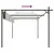 Produktbild 6 för Pergola med infällbart tak gräddvit 395x292x230 cm