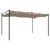Produktbild 5 för Pergola med infällbart tak taupe 395x292x230 cm