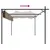 Produktbild 6 för Pergola med infällbart tak taupe 395x292x230 cm