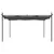 Produktbild 3 för Pergola med infällbart tak antracit 395x292x230 cm