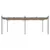 Produktbild 3 för Pergola med infällbart tak taupe 589x292x230 cm