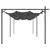 Produktbild 4 för Pergola med infällbart tak antracit 589x292x230 cm