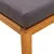 Produktbild 6 för Trädgårdspallar med dynor 2 st 40x40x42 cm massivt akaciaträ