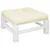 Produktbild 3 för Palldyna gräddvit 70x70x12 cm tyg