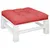 Produktbild 3 för Palldyna röd 70x70x12 cm tyg