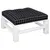 Produktbild 3 för Palldyna svartrutig 70x70x12 cm tyg