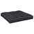 Produktbild 4 för Palldyna svartrutig 70x70x12 cm tyg