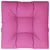 Produktbild 2 för Palldyna rosa 70x70x12 cm tyg
