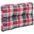 Produktbild 4 för Palldyna rödrutig 60x40x12 cm tyg