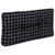 Produktbild 4 för Palldyna svartrutig 70x40x12 cm tyg