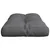 Produktbild 6 för Palldyna antracit 80x40x12 cm tyg