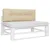 Produktbild 3 för Palldyna beige 120x40x12 cm tyg