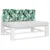 Produktbild 3 för Palldyna bladmönster 120x40x12 cm tyg