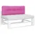 Produktbild 3 för Palldyna rosa 120x40x12 cm tyg