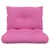 Produktbild 4 för Dynor till pallsoffa 2 st rosa Oxford-tyg