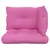 Produktbild 4 för Dynor till pallsoffa 3 st rosa Oxford-tyg