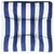 Produktbild 6 för Dyna för pallsoffa blå&vit randig 60x61,5x10 cm Oxford-tyg