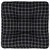 Produktbild 6 för Dyna för pallsoffa svart rutmönster 60x61,5x10 cm Oxford-tyg
