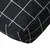 Produktbild 7 för Dyna för pallsoffa svart rutmönster 60x61,5x10 cm Oxford-tyg