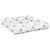 Produktbild 2 för Dyna för pallsoffa bladmönster 60x61,5x10 cm Oxford-tyg