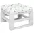 Produktbild 3 för Dyna för pallsoffa bladmönster 60x61,5x10 cm Oxford-tyg