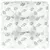 Produktbild 6 för Dyna för pallsoffa bladmönster 60x61,5x10 cm Oxford-tyg