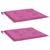 Produktbild 3 för Stolsdynor 2 st rosa 50x50x3 cm tyg