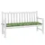 Produktbild 3 för Bänkdyna för trädgården bladmönster 150x50x3 cm oxfordtyg