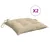 Produktbild 2 för Stolsdynor 2 st beige 40x40x7 cm oxfordtyg