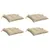 Produktbild 3 för Stolsdynor 4 st beige 40x40x7 cm oxfordtyg