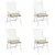 Produktbild 4 för Stolsdynor 4 st beige 40x40x7 cm oxfordtyg