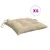 Produktbild 2 för Stolsdynor 6 st beige 40x40x7 cm oxfordtyg