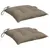 Produktbild 3 för Stolsdynor 2 st taupe 40x40x7 cm oxfordtyg