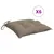 Produktbild 2 för Stolsdynor 6 st taupe 40x40x7 cm oxfordtyg