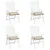 Produktbild 5 för Palldynor 4 st beige 50x50x7 cm oxfordtyg