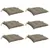 Produktbild 3 för Palldynor 6 st taupe 50x50x7 cm oxfordtyg