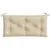 Produktbild 4 för Bänkdyna för trädgården beige 100x50x7 cm oxfordtyg