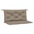 Produktbild 2 för Bänkdynor för trädgården 2st taupe 100x50x7cm oxfordtyg