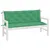 Produktbild 4 för Bänkdynor för trädgården 2st grön 150x50x7cm oxfordtyg