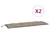 Produktbild 5 för Bänkdynor för trädgården 2st Taupe 150x50x7cm oxfordtyg