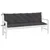 Produktbild 4 för Bänkdynor för trädgården 2st antracit 180x50x7cm oxfordtyg