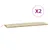 Produktbild 5 för Bänkdynor för trädgården 2st beige 180x50x7cm oxfordtyg
