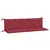 Produktbild 2 för Bänkdynor för trädgården 2st vinröd 180x50x7cm oxfordtyg