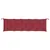 Produktbild 6 för Bänkdynor för trädgården 2st vinröd 180x50x7cm oxfordtyg