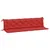 Produktbild 2 för Bänkdynor för trädgården 2st röd 200x50x7cm oxfordtyg