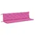 Produktbild 2 för Bänkdynor 2 st rosa 200x50x7 cm tyg