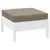 Produktbild 3 för Palldyna taupe 60x60x8 cm oxfordtyg